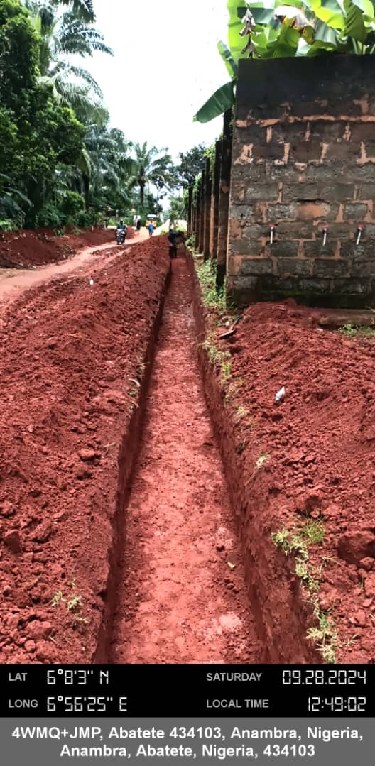 Impact visual for Abatete
Community Road